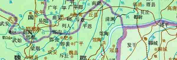 河北南部一县的4个2000年前地名，为何却出现在1400公里以外之地